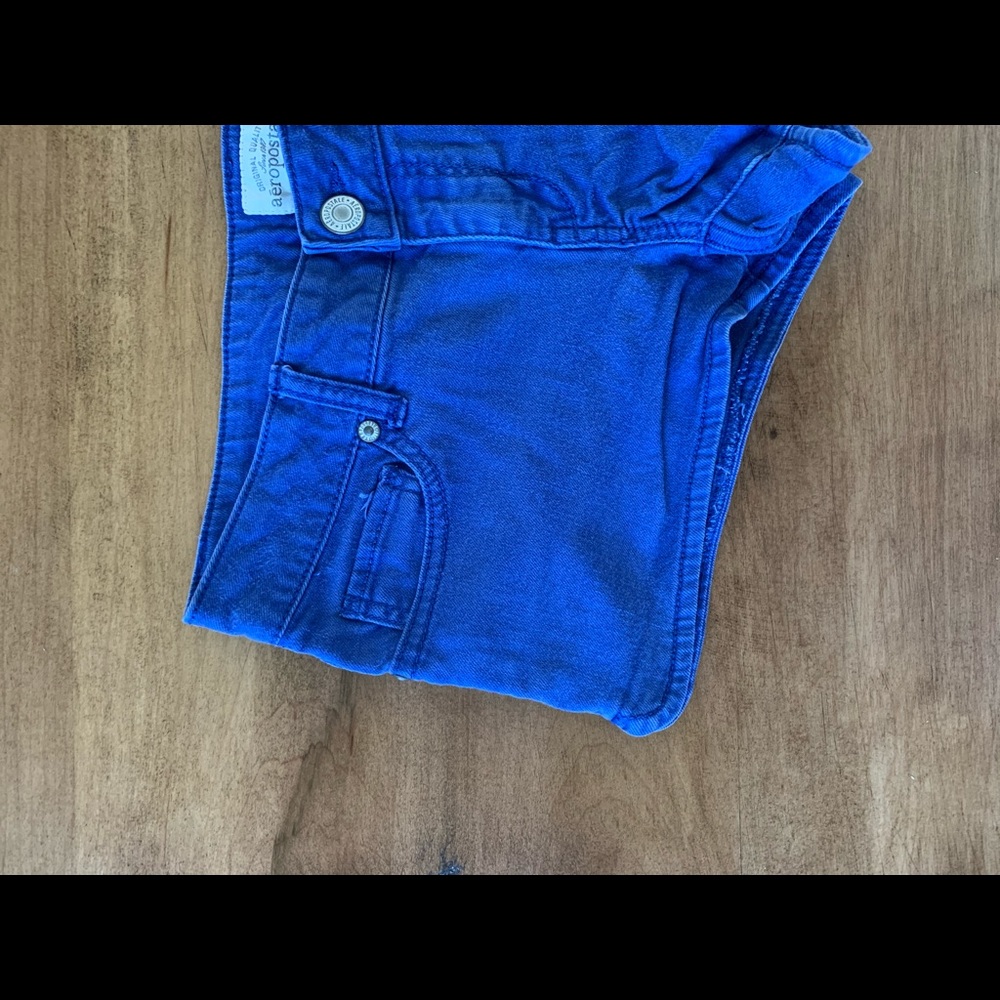 Aeropostale blue jean shorts